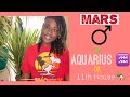 🚀Mars in Aquarius ♒️ Or 11th House 🏡 // Astrology // #mars #aquarius #astrology