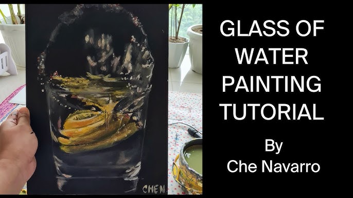 How I Paint Glass - Just Add Water Silly