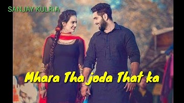 Margya Yo Chora JAAT KA-whatsapp Status haryanvi song