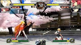 Dengeki Bunko Fighting Climax 1St Loketest Day 3 - Misaka Vs. Shana