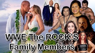 WWE The Rock's (Dwayne Johnson's) Family members 2024 (Real name and age)