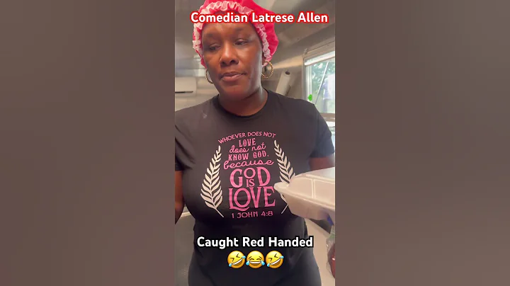 Comedian Latrese Allen Caught Red Handed at The Banana Pudding Lady! #fyp #food  #subscribe