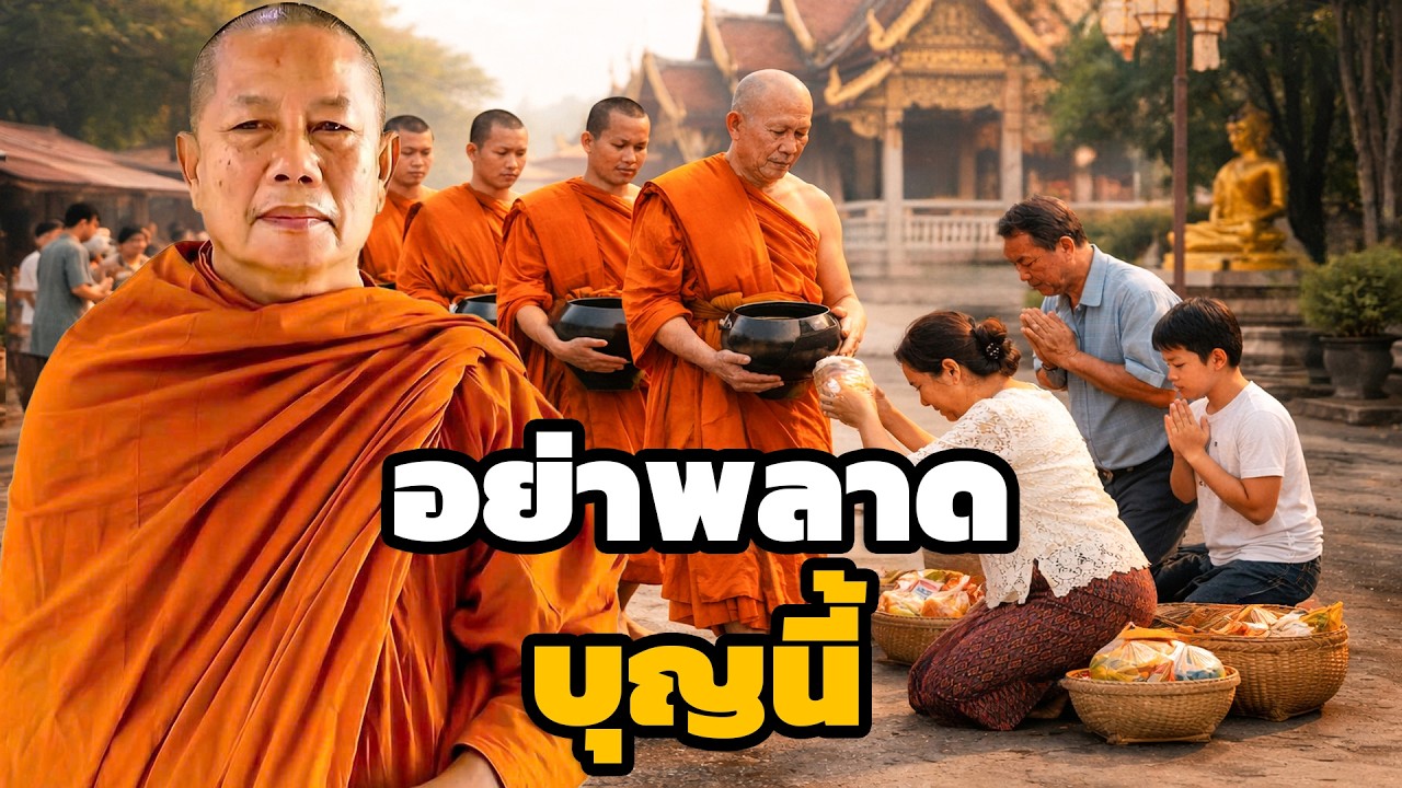 ทำบุญน้อย แต่บุญเปลี่ยนดวงชีวิต ธรรมะคลายทุกข์ พระมหาบุญช่วย ปัญญาวชิโร