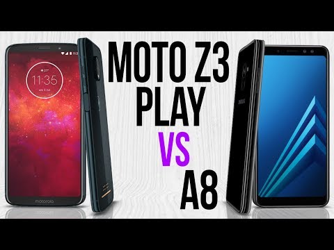 Moto Z3 Play vs A8 (Comparativo em 3 minutos)