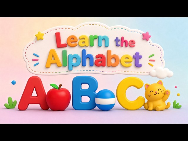 ABC Alphabet Song for Kids X2 | Learn Letters A–Z | Fun English