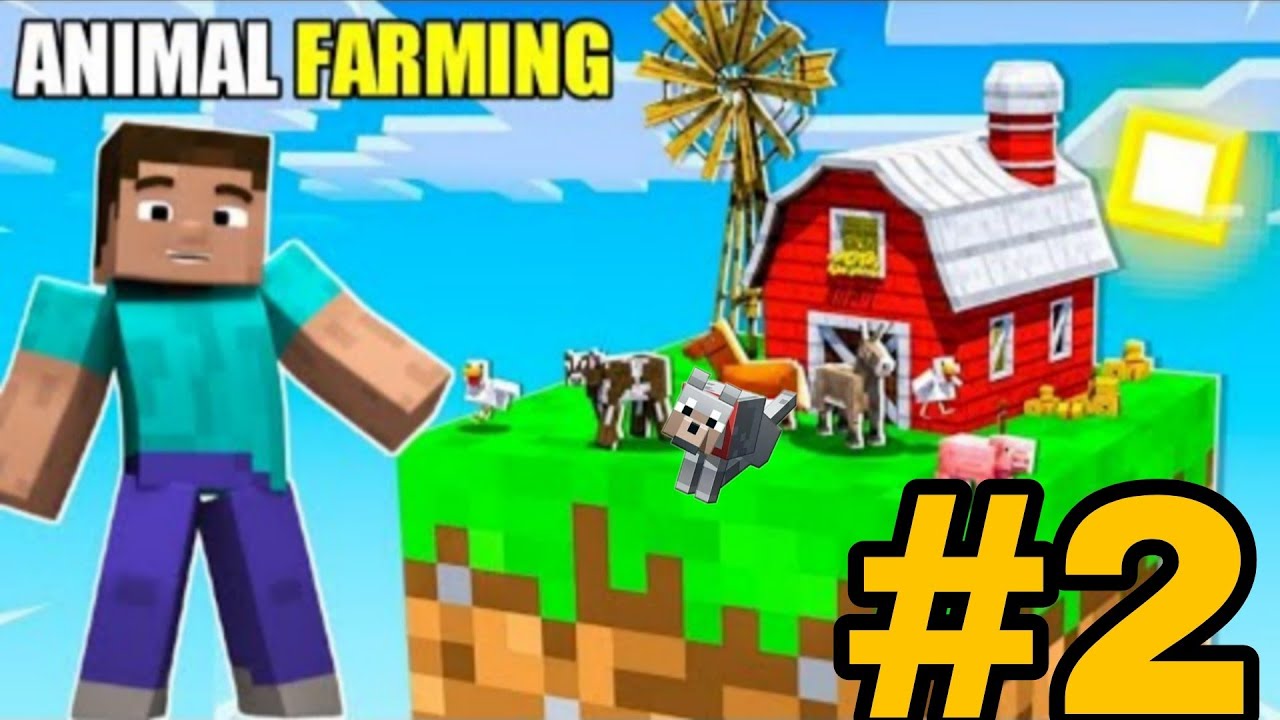 MINECRAFT BUT I MADE ANIMAL FARM IN ONEBLOCK - YouTube