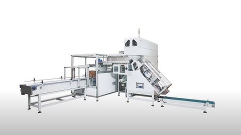 Automatic weighing/counting system with linear vibrating channels, for packaging in bags and boxes
