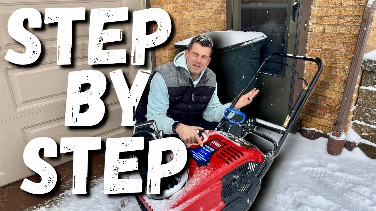 How To CORRECTLY Operate A Snow Blower For Beginners - YouTube