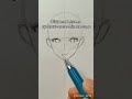 Easy way to draw anime face female shorts