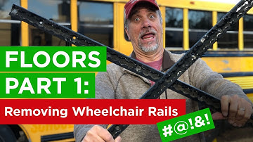 Floors Part 1: Removing Wheelchair Rails