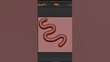 Brushes in Zbrush only 18sec! #zbrush #shorts #sculpting #3dmodeling #digitalsculpture