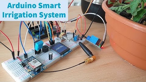 Smart Irrigation System using Arduino and  SIM800L v2 GSM Module #arduino #electronic  #science