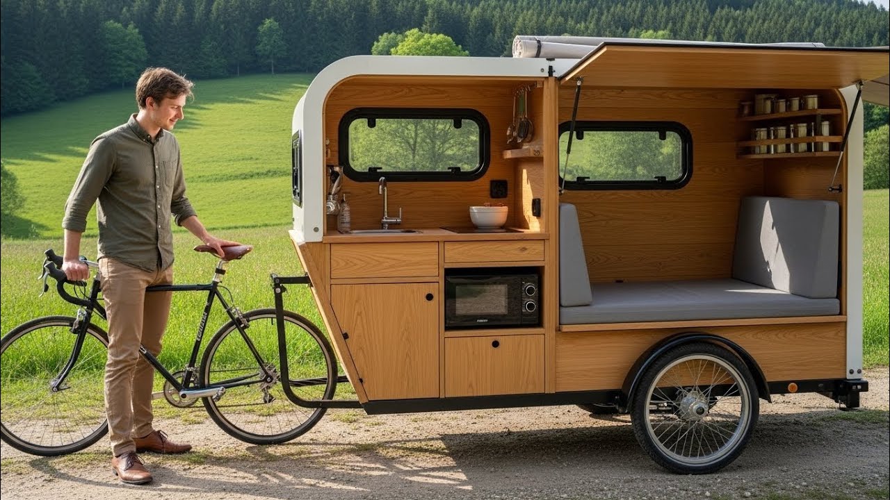 No Rent, No Bills🔥 – Bicycle Home for the Homeless🤯