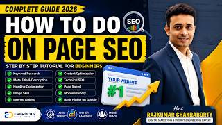 How to Do On Page SEO in 2026 | Complete On-Page SEO Tutorial for Beginners