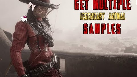 How To Get Multiple Legendary Animal Samples ! RDO *Original Method* Read Description