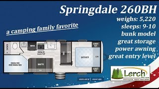 2020 Springdale 260Bh Walk Through Review At Lerch Rv - Pennsylvania Rv Dealer