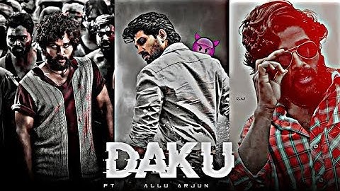 DAKU - NO LOVE EDIT | ALLU ARJUN Edit | Vardan Editz