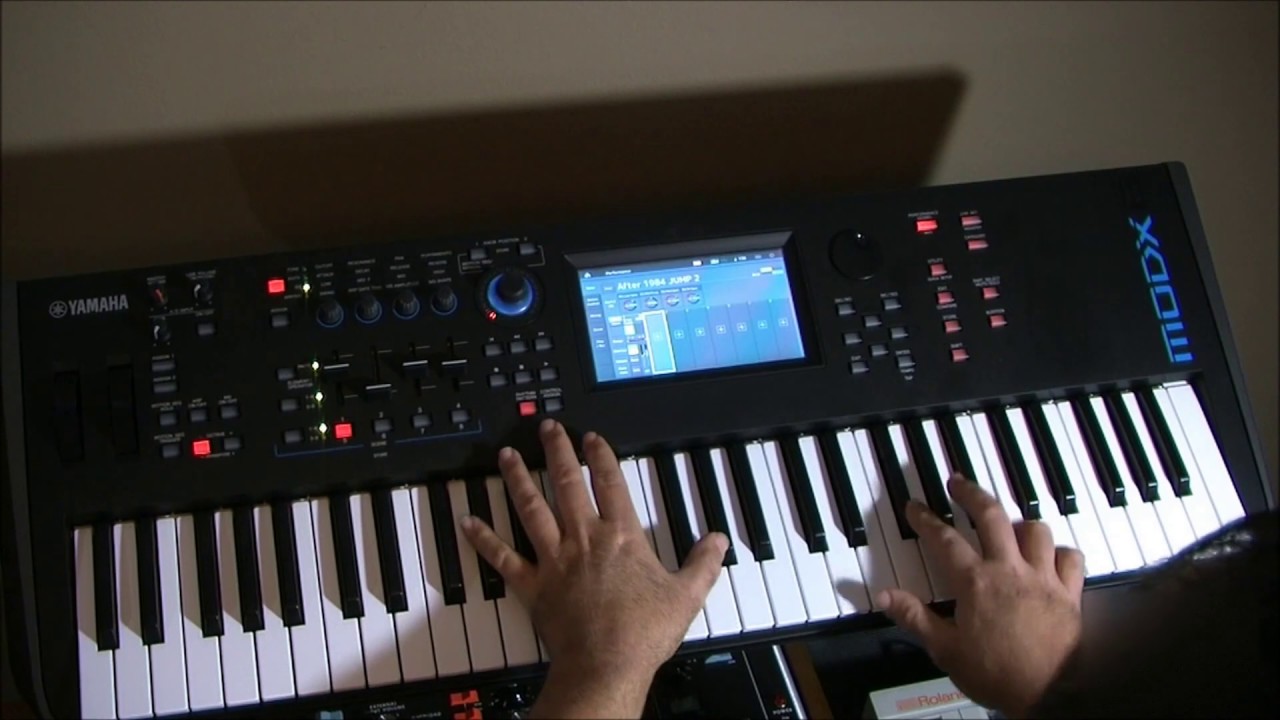 Van Halen Jump on keyboard Yamaha MODX Montage