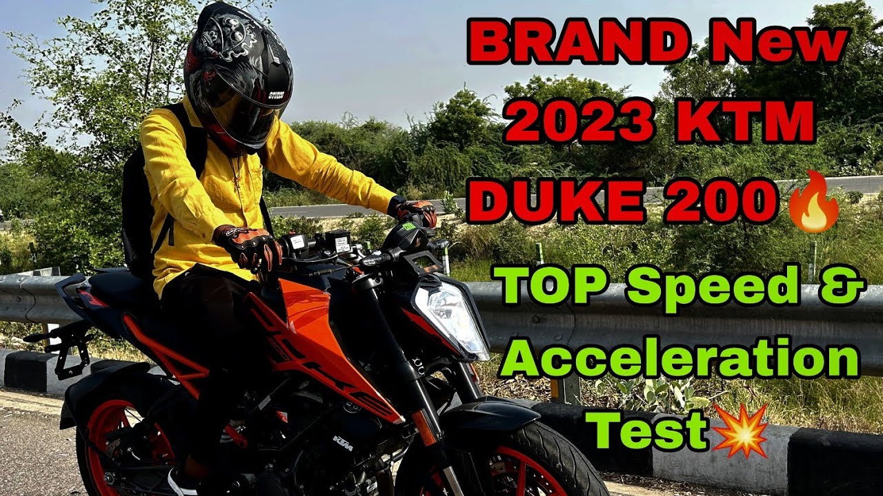 BRAND NEW 2023 KTM DUKE 200🔥|| Top Speed Test 💥||Acceleration Test 😱|| Performance test ✨.