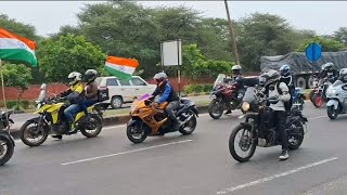 independence day rally 🇮🇳🏍️ #rally #bike #india #independence #flag #rider || keshav jaipurider ||