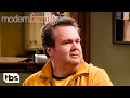 Claire is honest with cam about his bike shorts clip  modern family  tbs