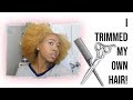 HOW TO TRIM NATURAL HAIR