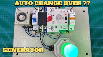 AUTOMATIC CHANGE OVER SWITCH FOR GENERATOR WITH DELAY TIMER