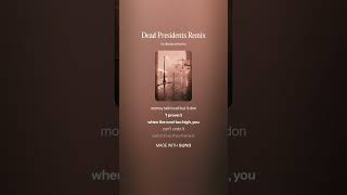 Dead Presidents Jay-Z Remix 1 #hiphop #music #newmusic @AIGhostTracks