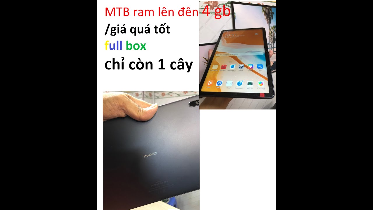 Máy tính bảng huawei metapad ram 4gb máy có box mã 002