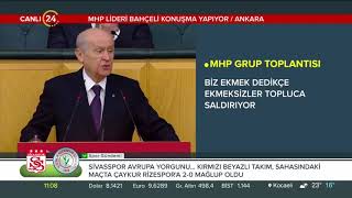 Devlet Bahçeli, Partisinin Grup Toplantısında Konuşurken Sözlerini Unuttu İşte O Anlar...