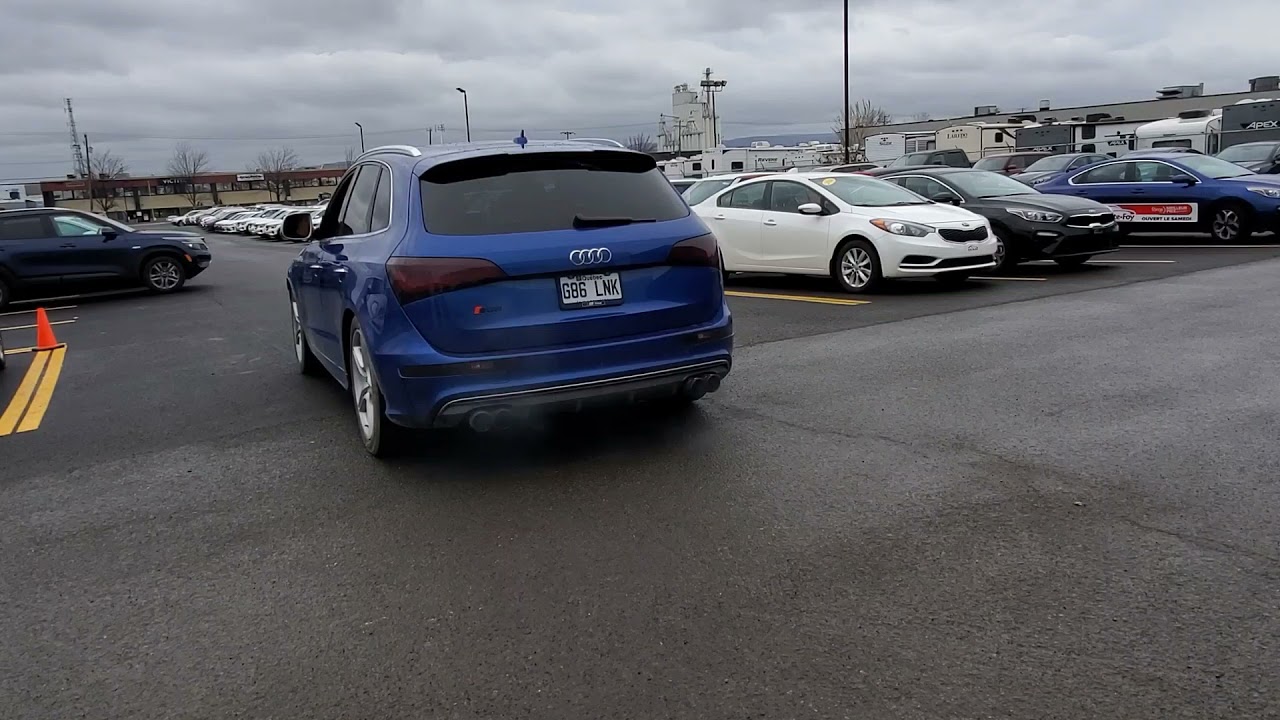 AUDI SQ5 EXHAUST SOUND WITH DOWNPIPE AND MUFFLER DELETE