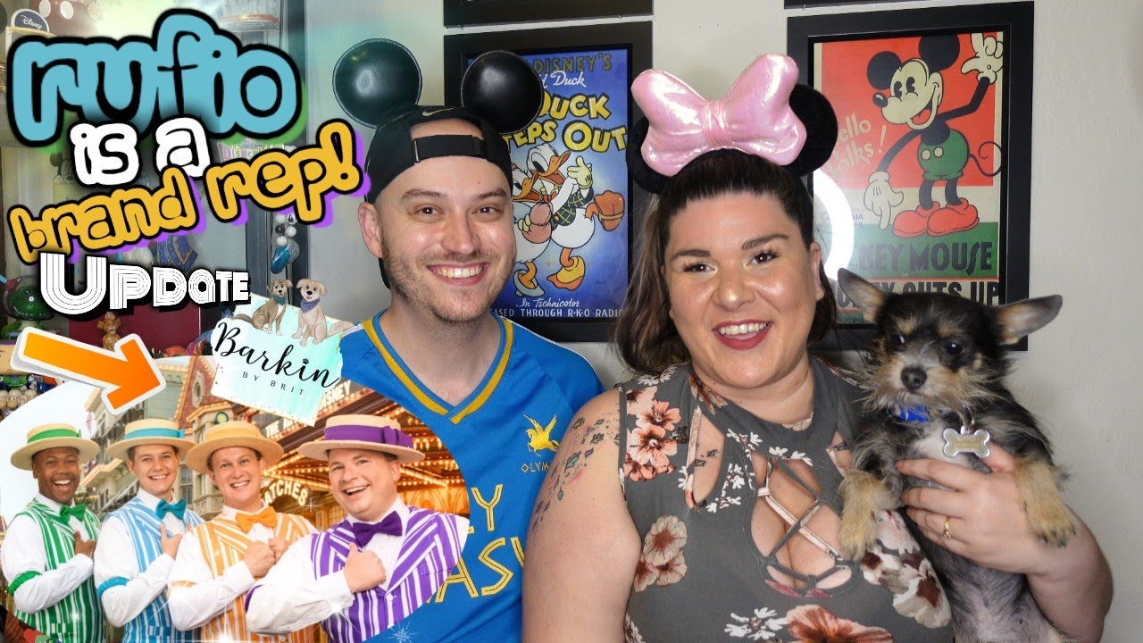Barkin by Brit Brand Rep UPDATE | Doggie Disney Dapper Dan Bound!