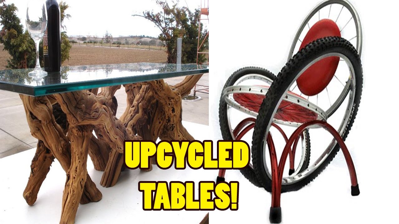 100 Cool Ideas! Images | UPCYCLED TABLES! Upcycled furniture - YouTube
