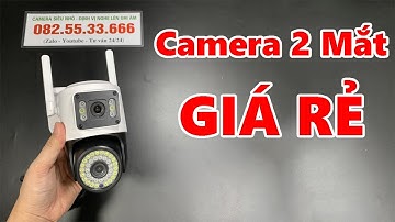 Camera Yoosee 2 Đầu Ngoài Trời GIÁ RẺ - Xem 2 Khung Cùng 1 Lúc QUAY ĐÊM CÓ MÀU Đàm Thoại 2 Chiều