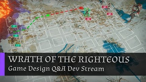 Wrath of the Righteous Game Design Q&A Dev Stream