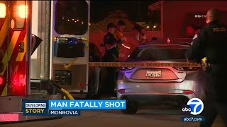 Man fatally shot at Monrovia home after report he was armed and under restraining order