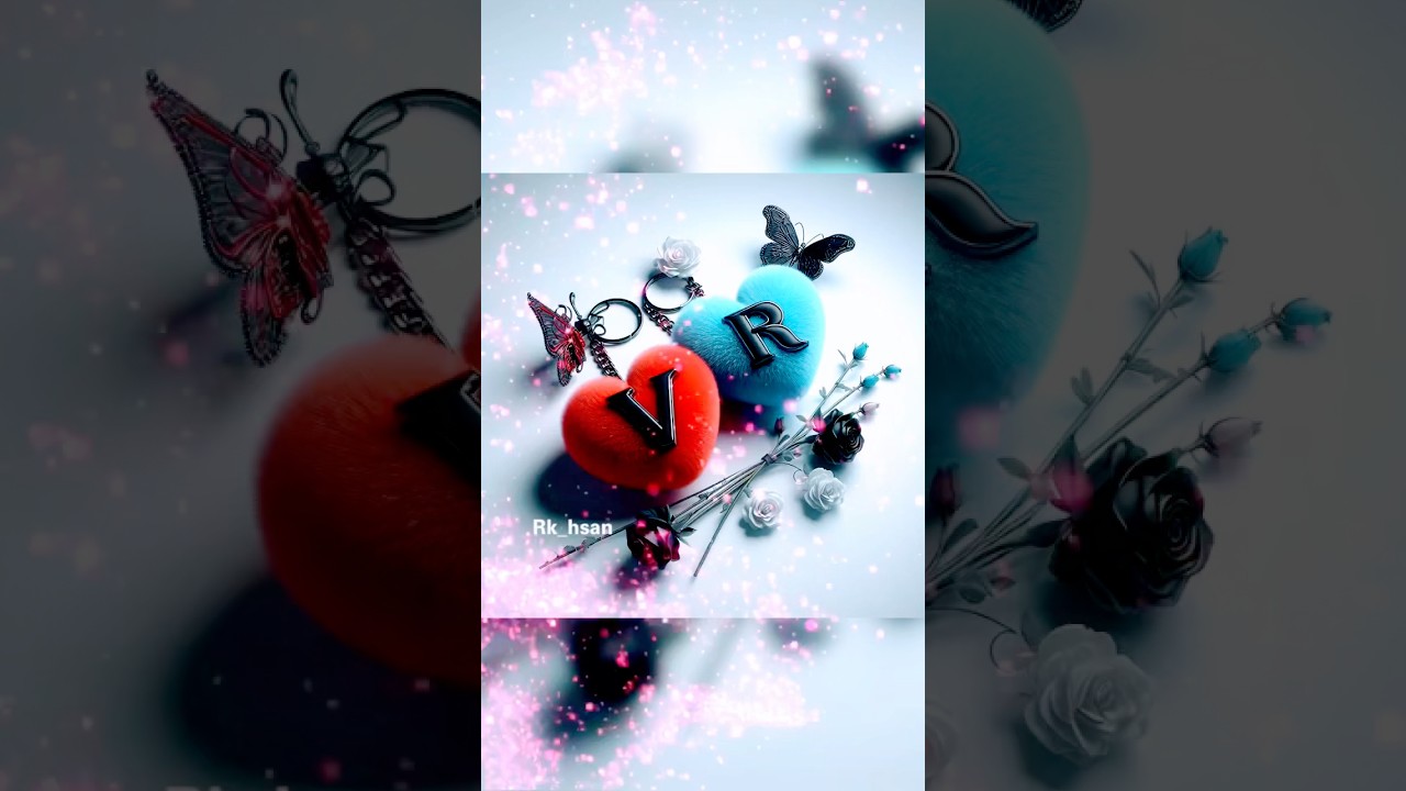 V R name love letter WhatsApp status, v+r name love letter status, v+r naam ki status video