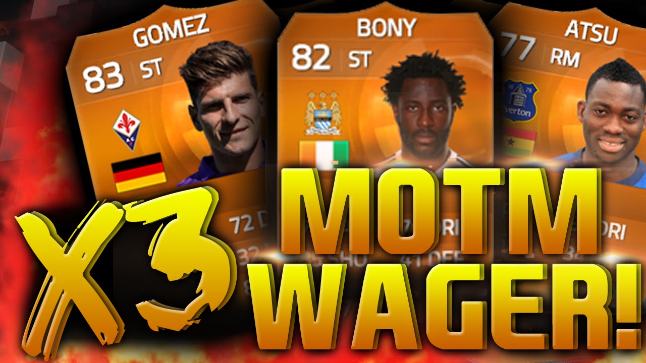FIFA 15 ULTIMATE TEAM - INSANE MOTM WAGER X3 vs INSIDEWOODY!!!