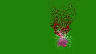 Christmas particles green screen 4k video free download