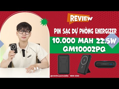 Pin sạc dự phòng Energizer 10.000 mAh 22.5W QM10002PQ