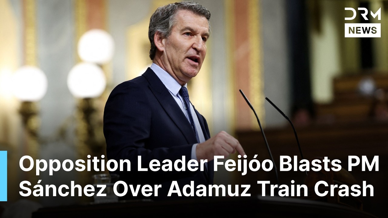 FULL SPEECH: Spanish Opposition Leader Feijóo Blasts PM Sánchez Over Adamuz Train Crash | AC1B