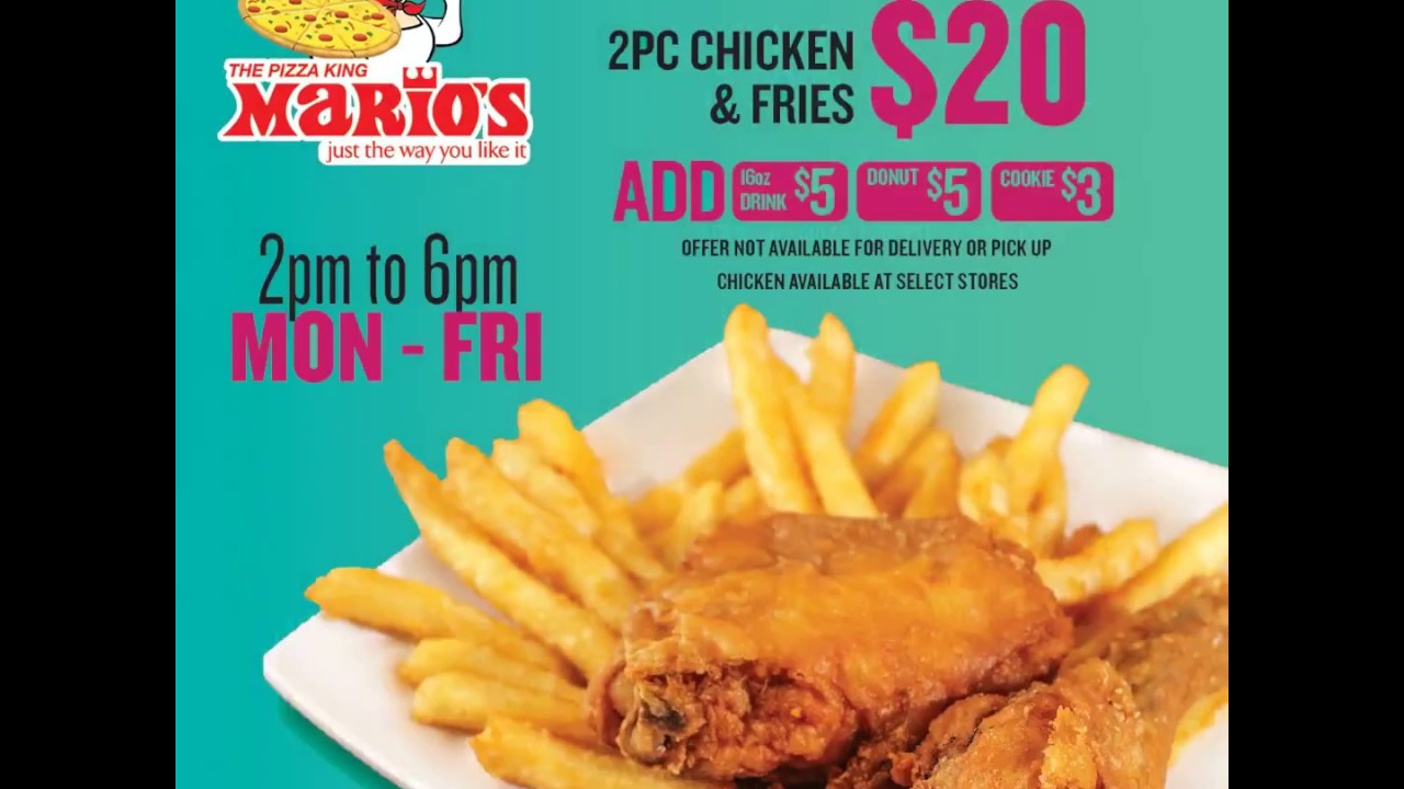 Save BIG with Mario's!