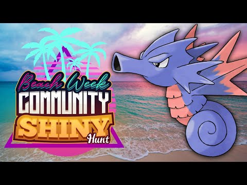 Beach Week Community Shiny Hunt - Seadra - Pokemon Sword and Shield