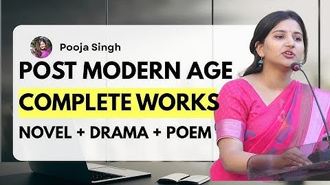 Postmodern Age British Literature Explained | UGC NET English Complete Guide