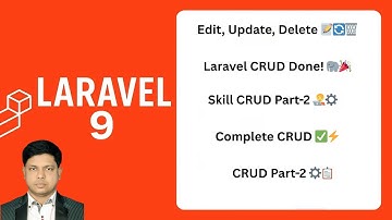 Part-24 | Laravel Skill CRUD Part-2 | Edit, Update & Delete Functionality | 2025