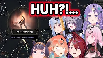 Hololive Members got Stunned by Path of Exile 2 Passive Skill Tree...【Hololive】
