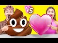 🍬 Bubble Gum Food vs. Chocolate Food Challenge! 🤯 Sweet Funny Reactions 🍫 by 123 GO! GLOBAL