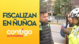 MOTOS CONFISCADAS: Nueva jornada de fiscalización a motociclistas en Ñuñoa - Contigo en La Mañana