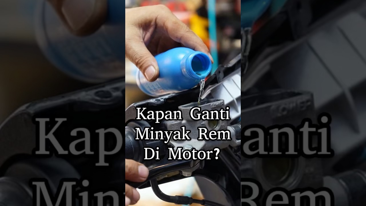 Apakah minyak rem motor perlu diganti? 