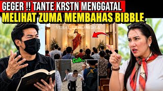 HEBOH‼️ Tante Kristen MENGGATAL Kesurupan Melihat Bang ZUMA Membahas Bibble